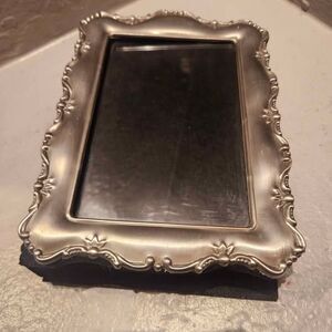 Pewter Picture Frame with Black Velvet Photo Album 5"x 7"